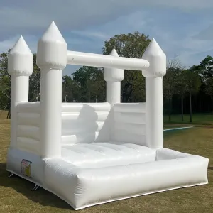 10FT Large PVC Inflatable Bounce House with a Fun-Filled Ball Pit, an Ideal Bounce Castle for Kids, Comes with a Powerful Blower, Perfect for Wedding Party Entertainment