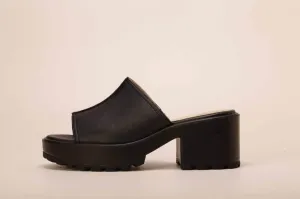 #12 Wedge Mule Black by Olsenhaus
