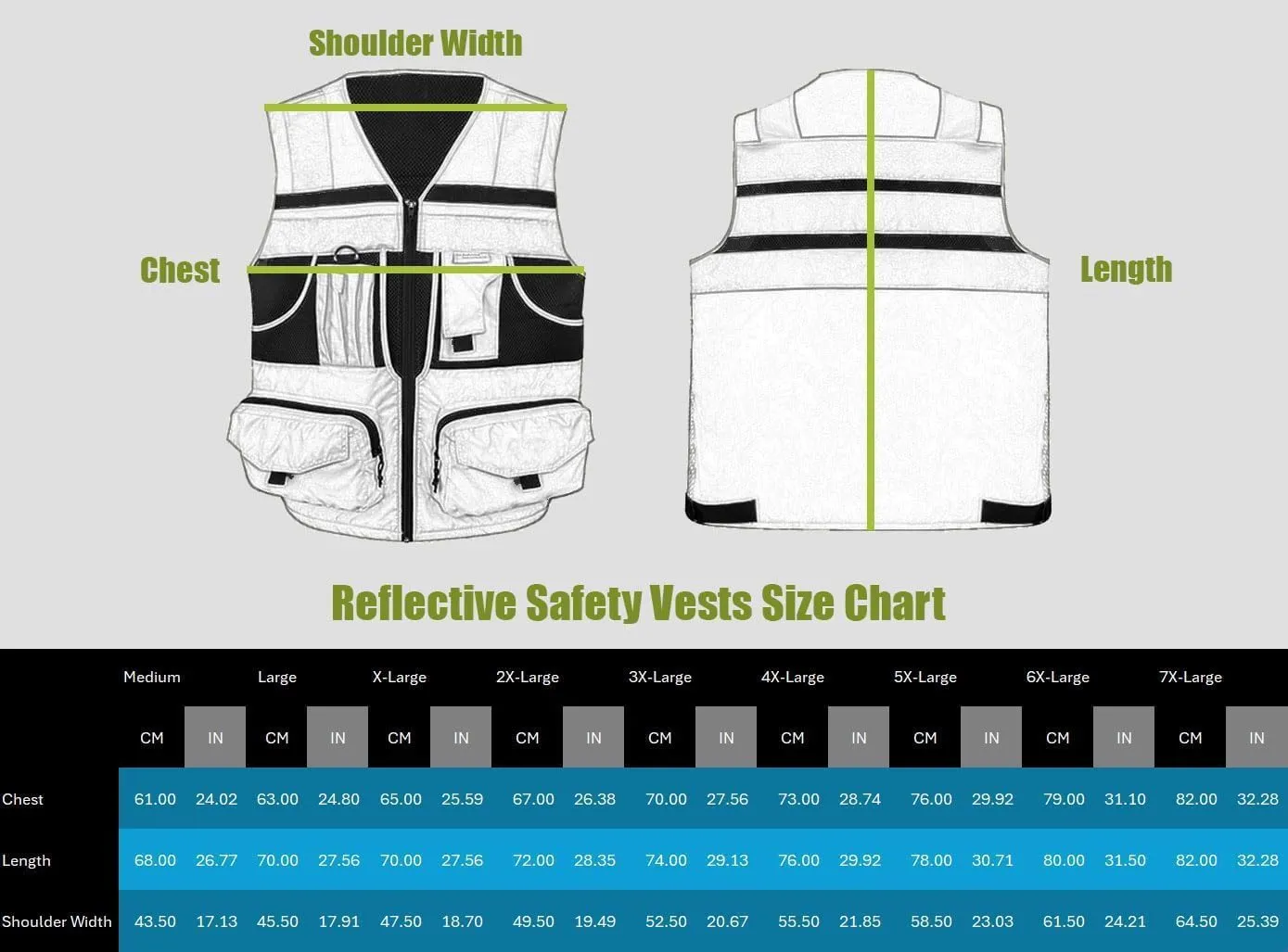 3M Reflective Stripes Safety Vest Hi-vis Yellow Knitted 10 Pockets Bright Construction Workwear Men Women M-7XL