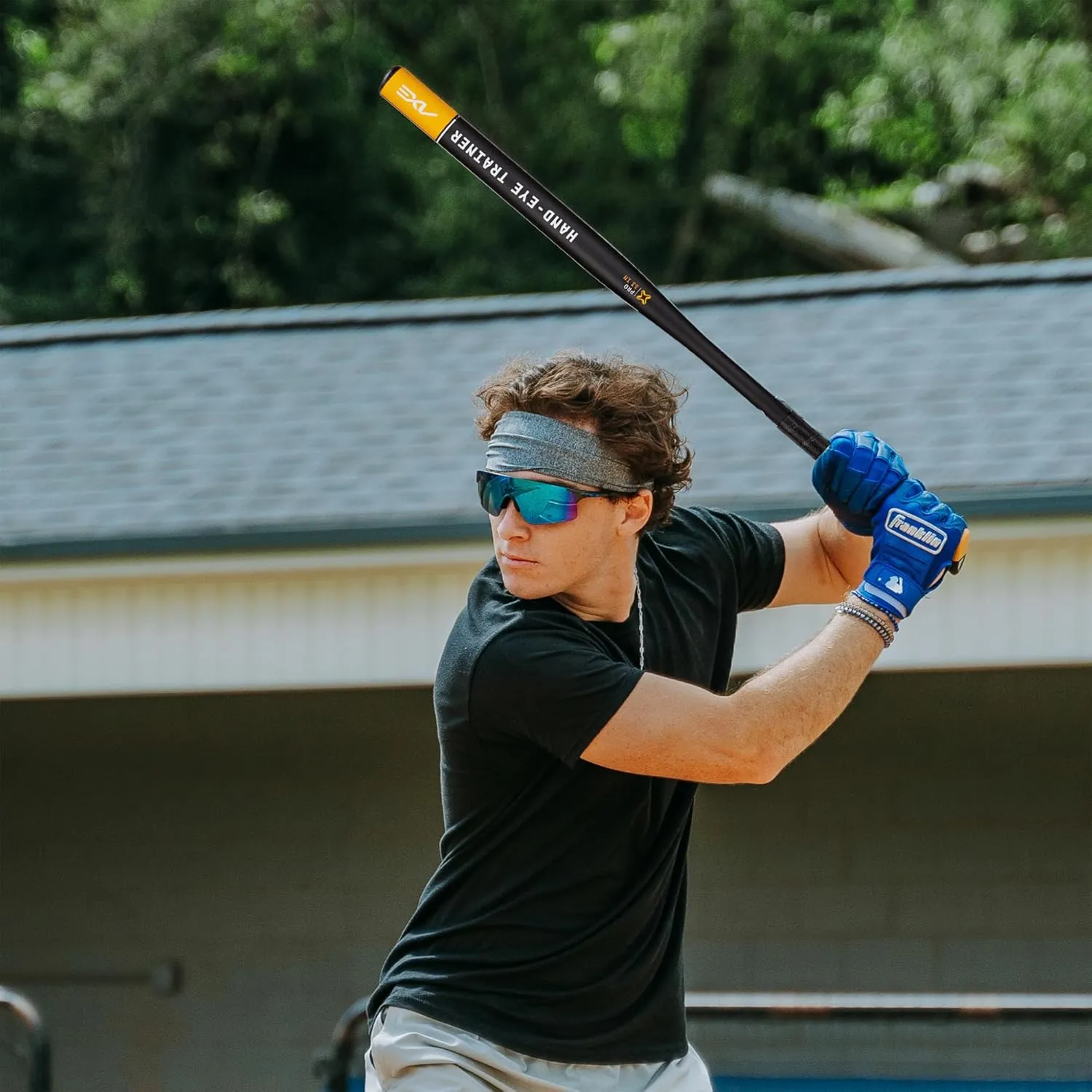 Axe | Hand-Eye Trainer | Skinny Barrel Baseball & Softball Bat | Pro Flared Handle