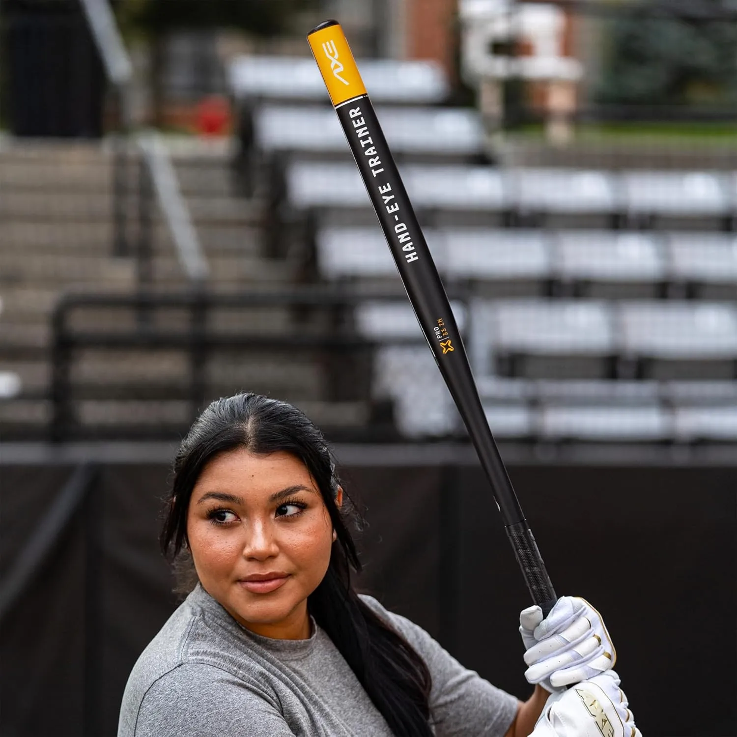 Axe | Hand-Eye Trainer | Skinny Barrel Baseball & Softball Bat | Pro Flared Handle