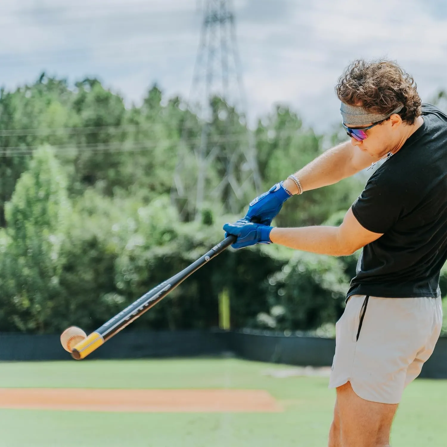 Axe | Hand-Eye Trainer | Skinny Barrel Baseball & Softball Bat | Pro Flared Handle