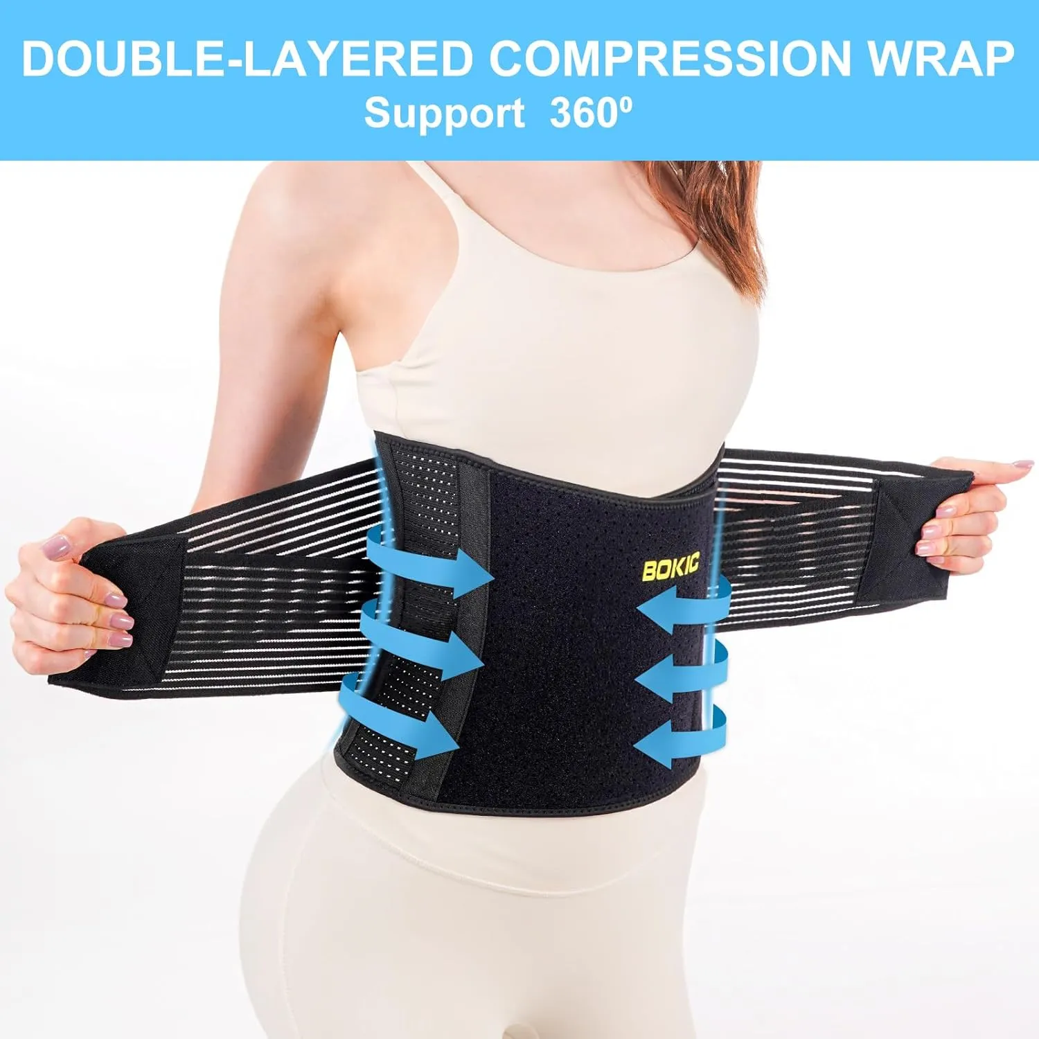 Back Brace for Women and Men, Back Support Belt for Lifting at Work, Back Stretcher for Lower back Pain Relief, Scoliosis, Sciatica,Herniated Disc,Protect Belt for Lumbar 04 Black-XXXL