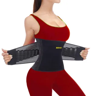 Back Brace for Women and Men, Back Support Belt for Lifting at Work, Back Stretcher for Lower back Pain Relief, Scoliosis, Sciatica,Herniated Disc,Protect Belt for Lumbar 04 Black-XXXL