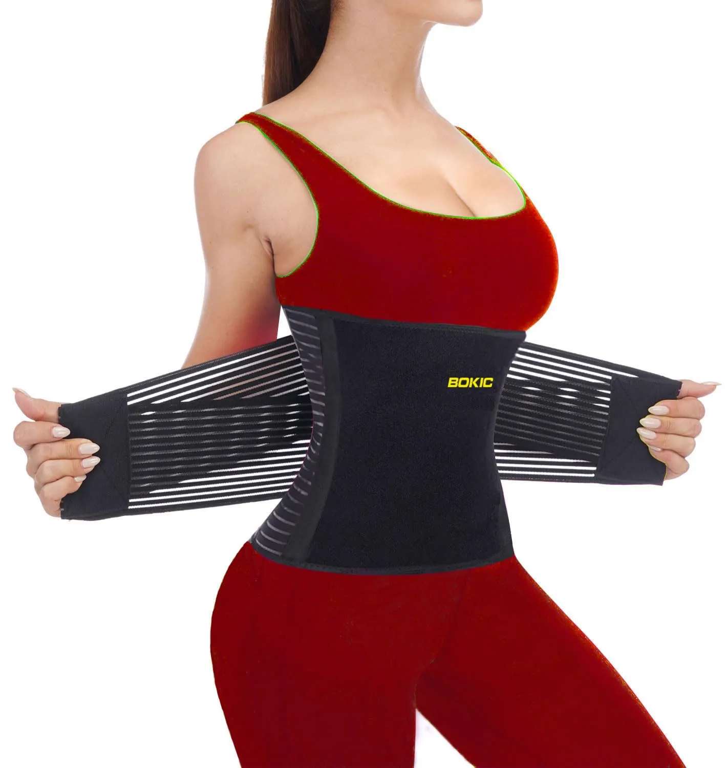Back Brace for Women and Men, Back Support Belt for Lifting at Work, Back Stretcher for Lower back Pain Relief, Scoliosis, Sciatica,Herniated Disc,Protect Belt for Lumbar 04 Black-XXXL