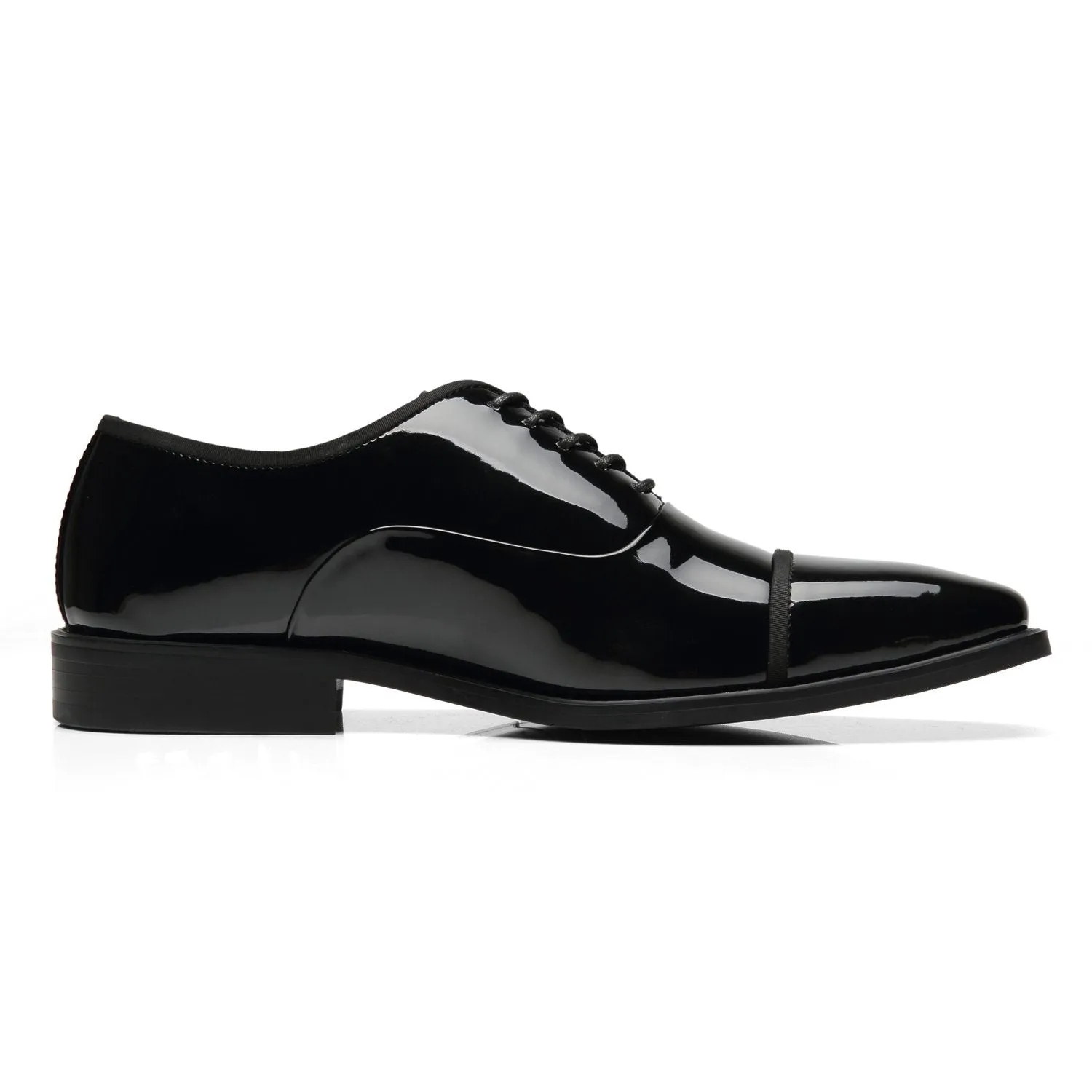 Best-sellers Shoes Business for Men Leather Shoes Patent Oxford Lace Superior-grade Faranzi Toe Wedding Cap Shoes up Tuxedo Formal