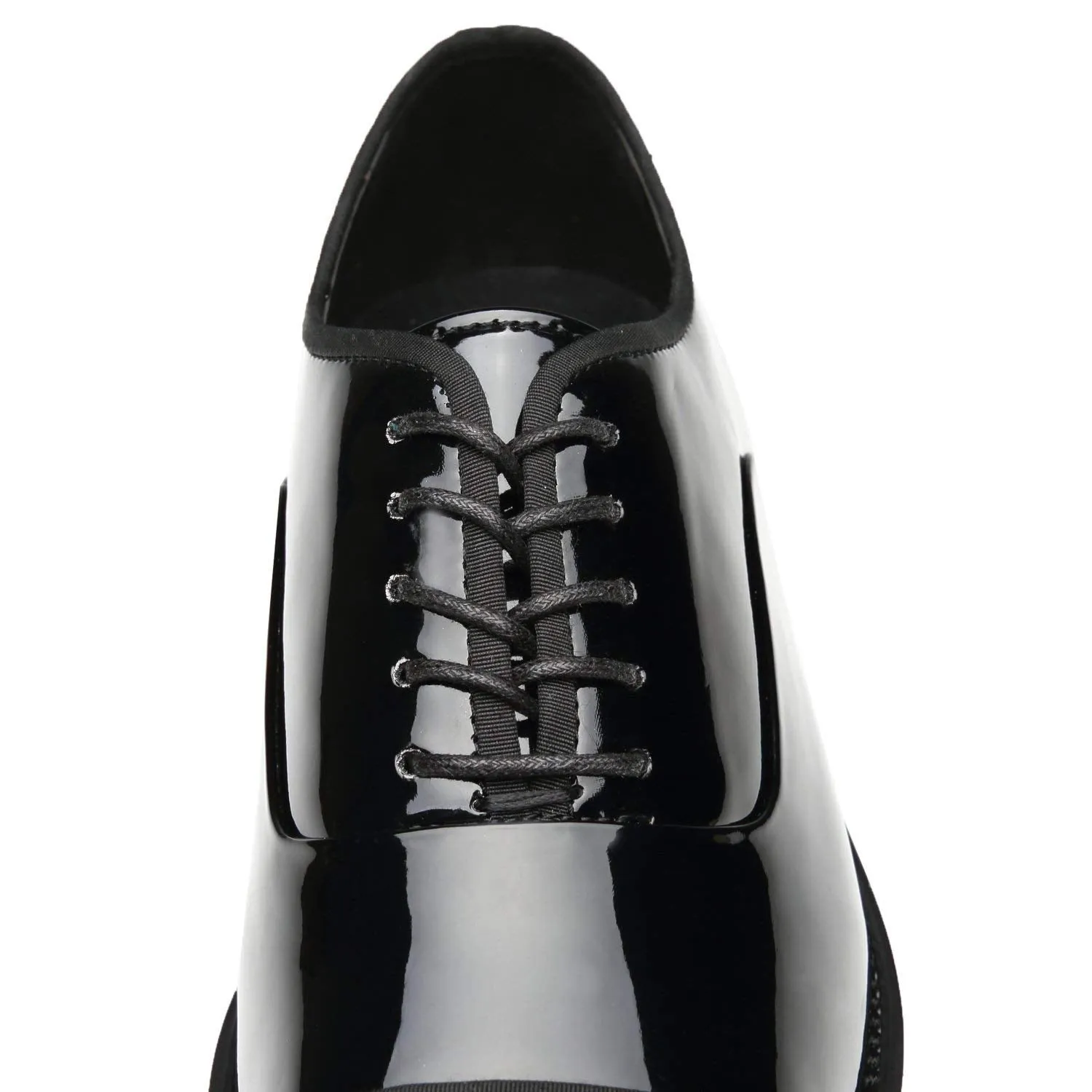 Best-sellers Shoes Business for Men Leather Shoes Patent Oxford Lace Superior-grade Faranzi Toe Wedding Cap Shoes up Tuxedo Formal