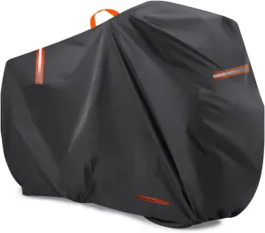 Bike Cover for Raleigh Talus, 420D Bike Outdoor Storage Cover Windproof Bicycle Covers with Lock Holes Bikes Tarp All Weather Durable Bicycle Cover