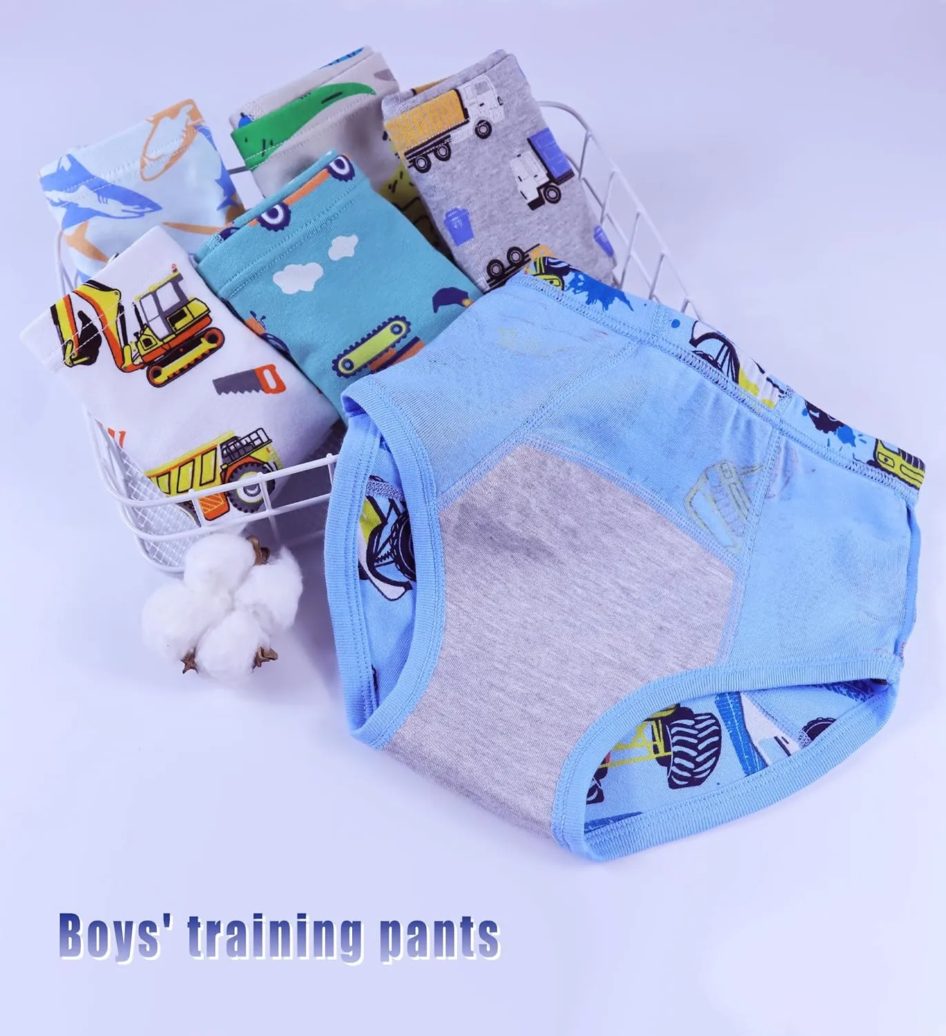 Boboking Boys Training Toddler Underwear Truck Potty Briefs For Boys Pack Of 6