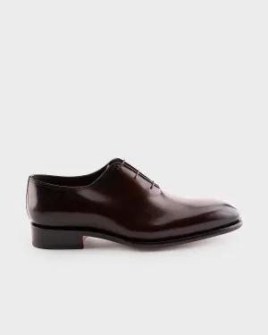 Brown Polished Oxford Shoes