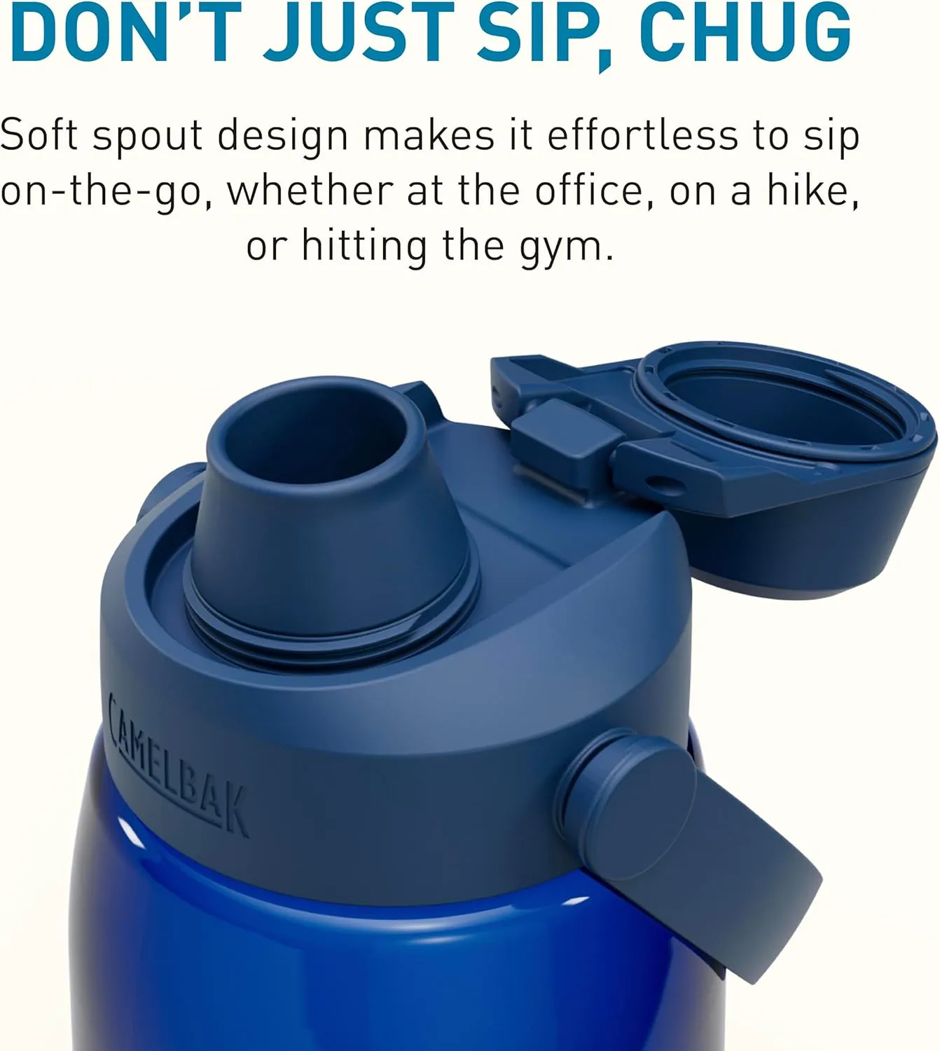 CamelBak Thrive Chug 32oz Water Bottle with Tritan Renew - Leak Proof Lid, Oxford