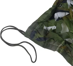 Camo Netting Woodland Oxford Fabric Sunscreen Nets Camping Military Hunting Shooting Camouflage Net Theme Party Decorations Car Sunshading Cover