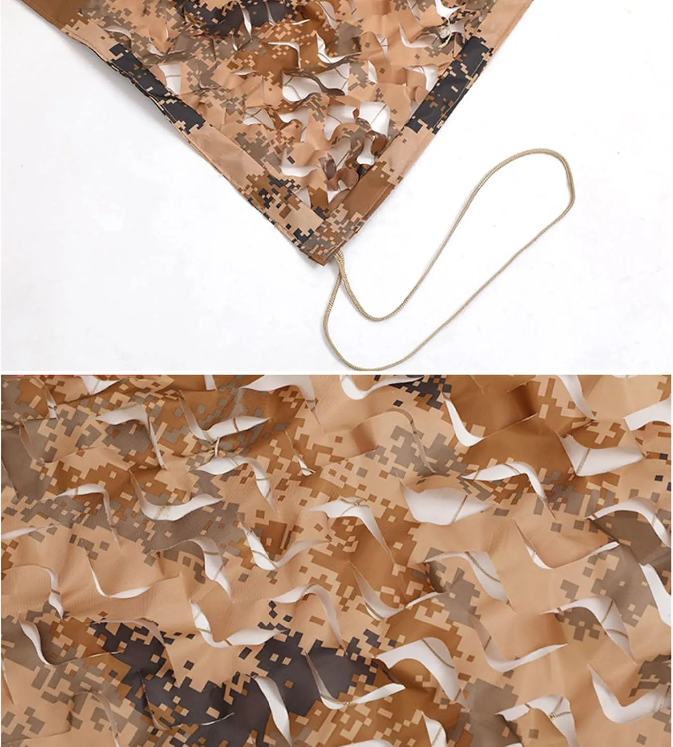 Camouflage Netting Anti-UV,Camo Netting,Hunting Hide Net,Army/Military Shade Mesh Tarps,Lightweight Durable,for Party Decoration Shooting Sunscreen Camping,1.5x3m(5 * 10ft)