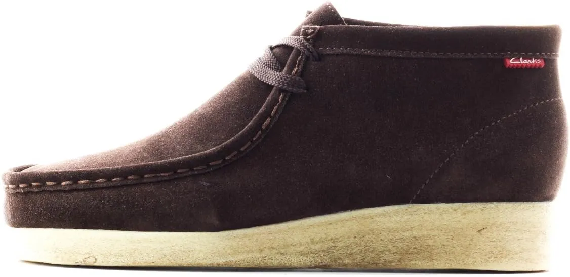 Clarks Padmore Black Suede