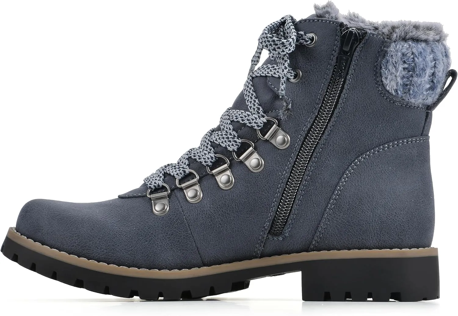 CLIFFS BY WHITE MOUNTAIN Women's Shoes Prized Lugged Lace-Up Ankle Bootie