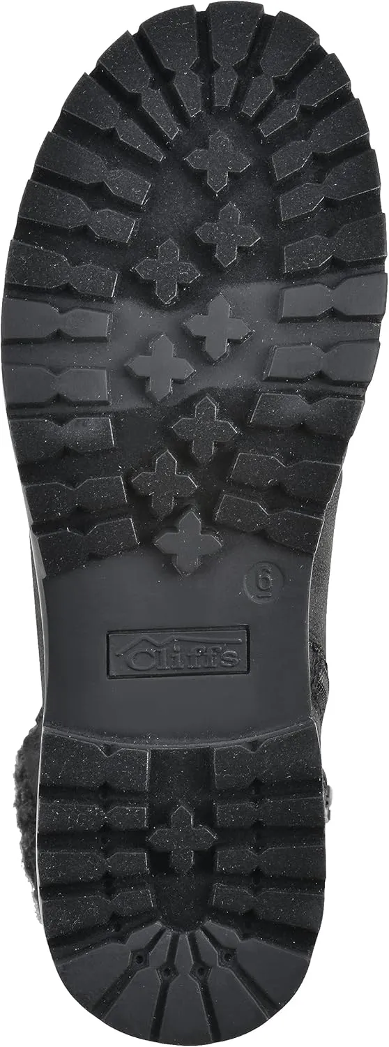 CLIFFS BY WHITE MOUNTAIN Women's Shoes Prized Lugged Lace-Up Ankle Bootie