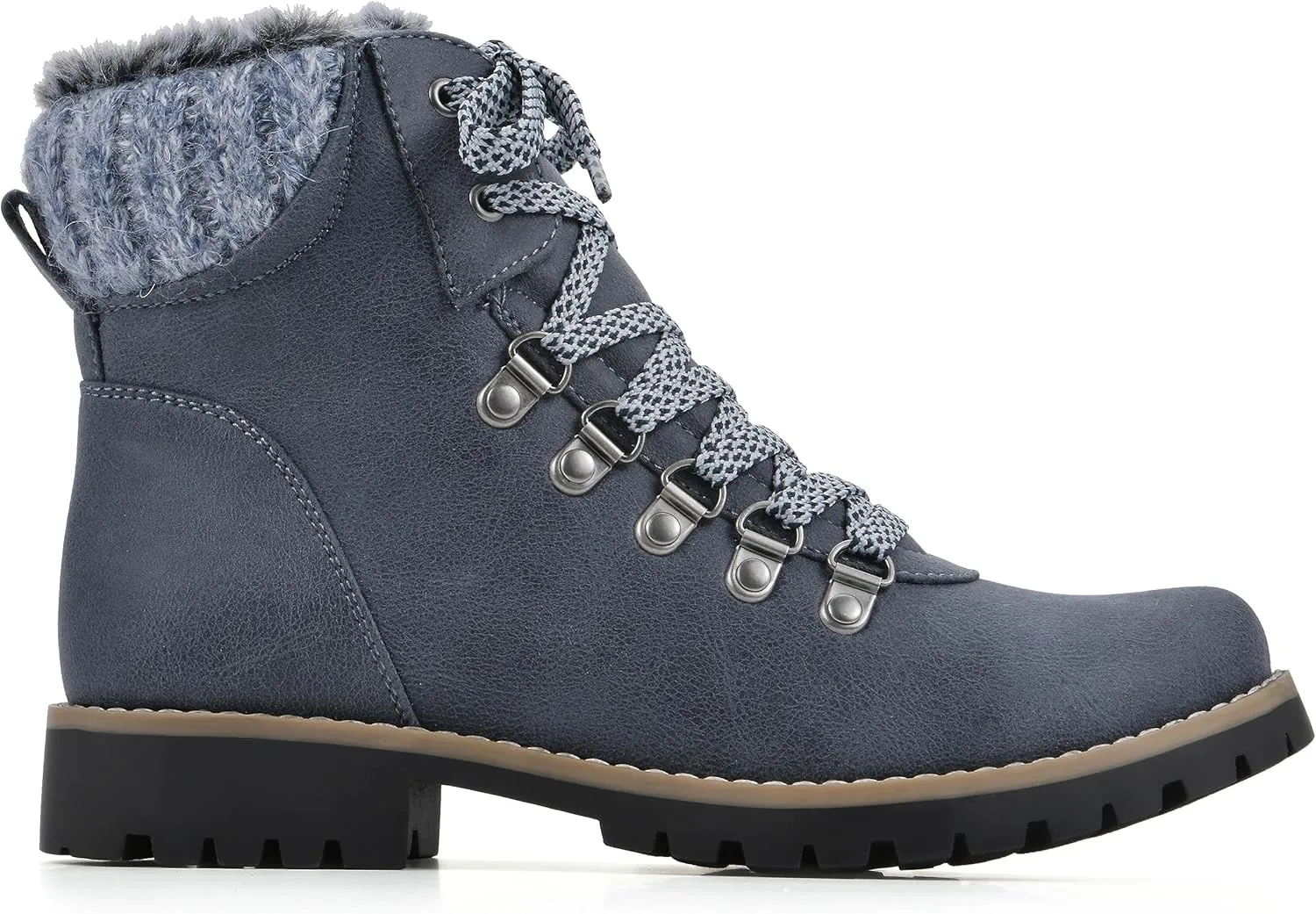 CLIFFS BY WHITE MOUNTAIN Women's Shoes Prized Lugged Lace-Up Ankle Bootie