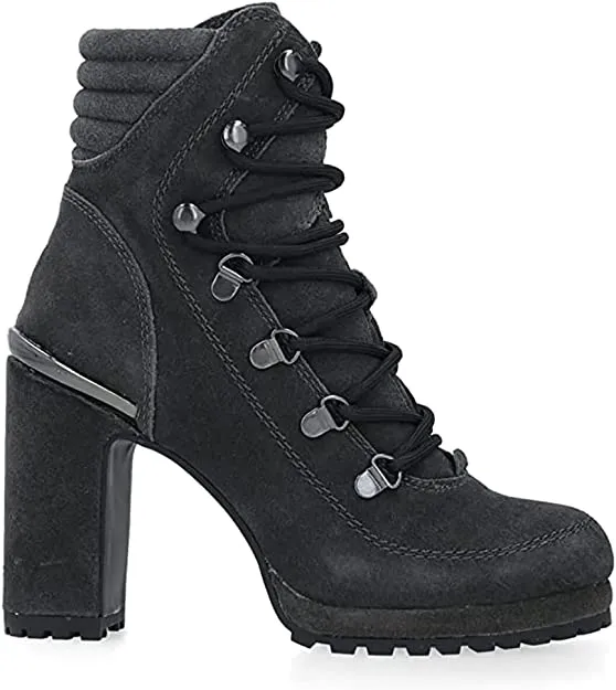 Dkny Women's Lenni Lace-Up Booties, Oiled, 8.5M
