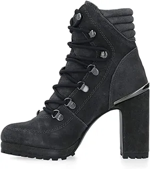 Dkny Women's Lenni Lace-Up Booties, Oiled, 8.5M