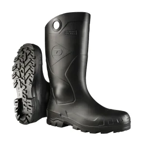 DUNLOP Protective Footwear, Chesapeake plain toe Black Amazon, 100% Waterproof PVC, Lightweight and Durable, 8677577.08, Size 8 US