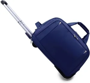Durable Rolling Luggage， Large Capacity, Waterproof Lightweight Traveling Oxford Suitcase ，for Men Women, For Travel Camping Storage(Blue,Small)