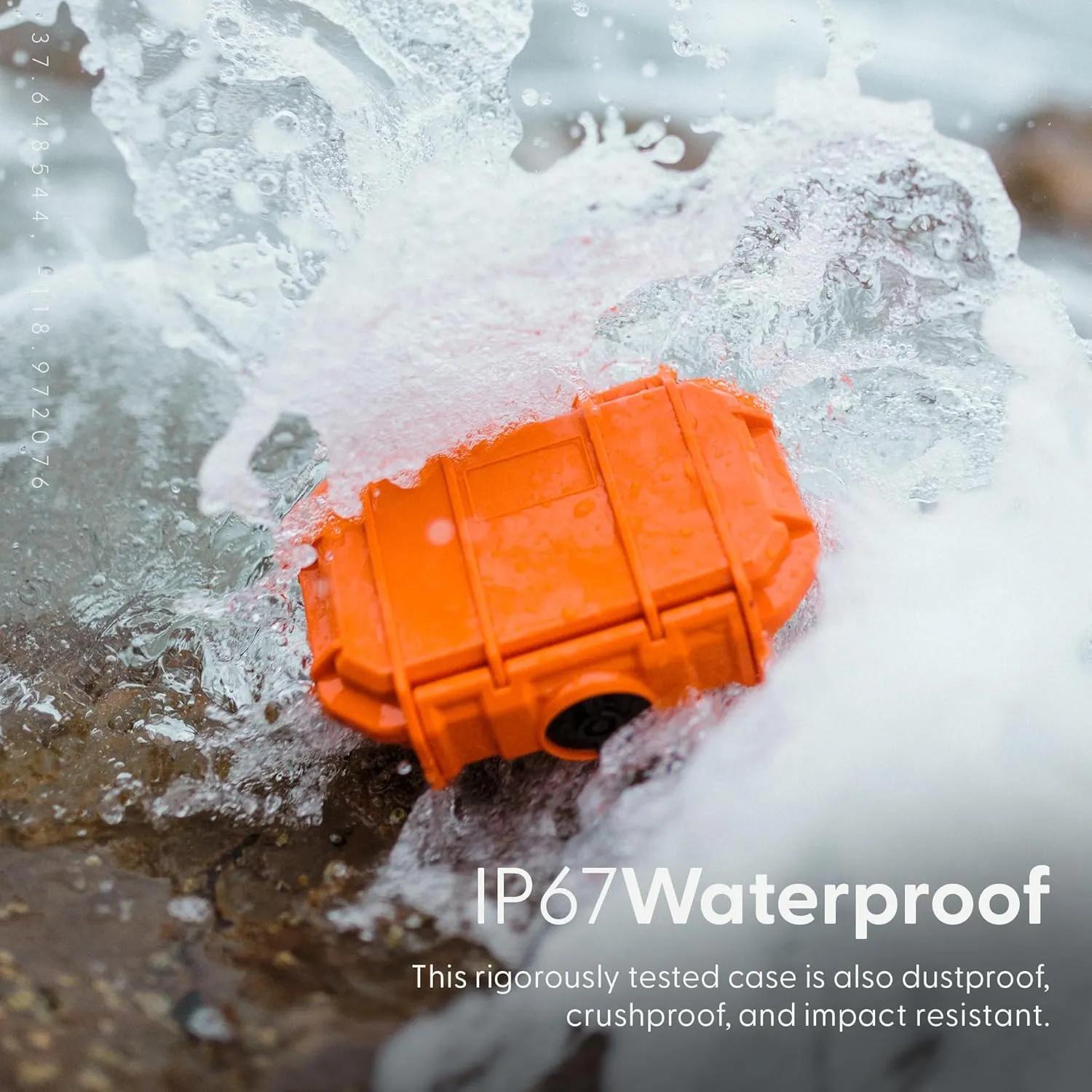 Evergreen 52 Waterproof Dry Box Protective Case - Travel Safe/Mil Spec/USA Made - for Cameras, Camping, Fishing, Hiking, Traveling, Water Sports, Knives, Survival (Orange)