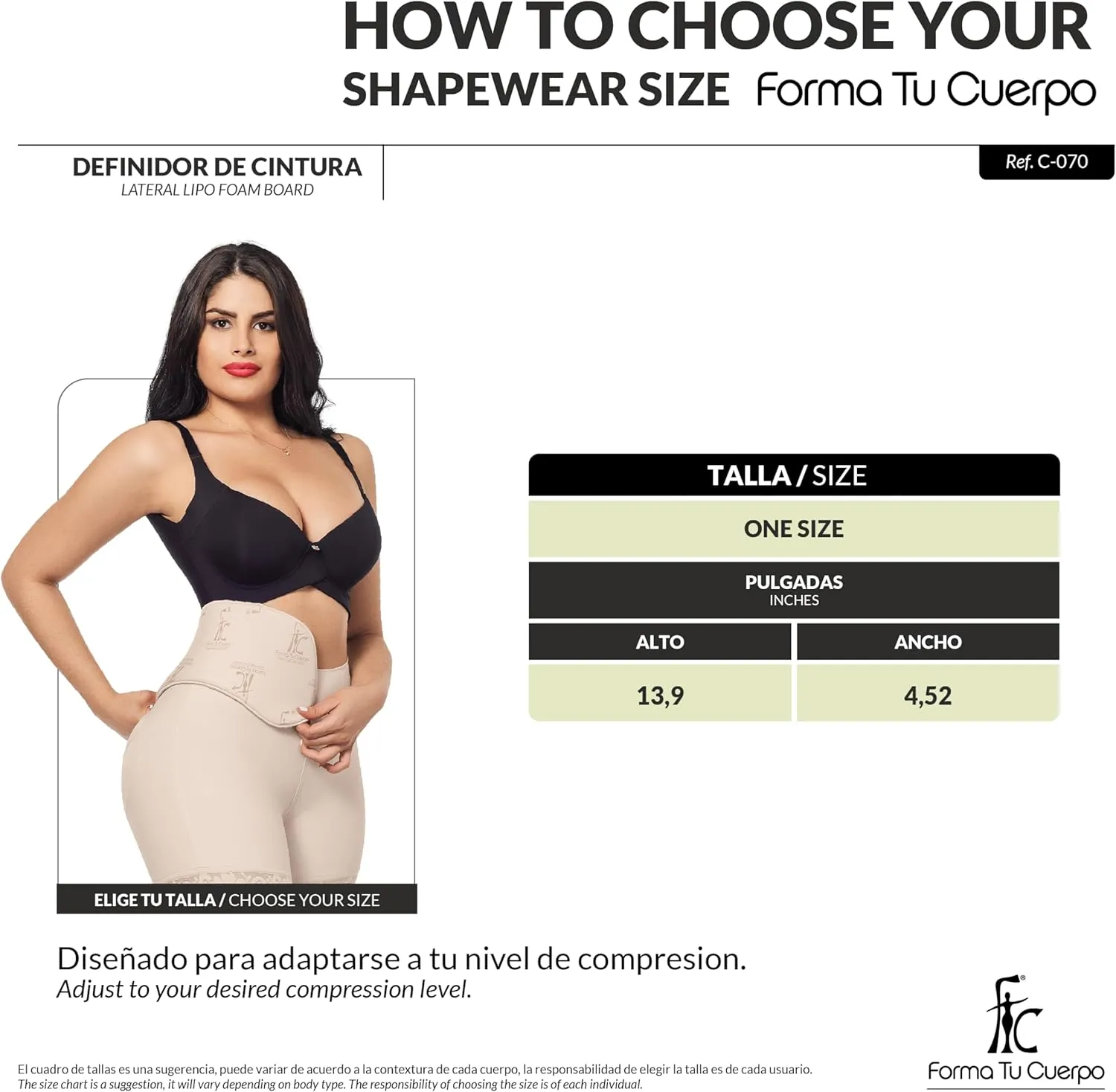 Forma Tu Cuerpo Lateral Lipo Foam Board, Lipo Boards Post Surgery 360, Back Board Liposuction, Side Lipofoam, Post Foam, Bbl Boards and Foams After Surgery 360, tummy tuck compression foams Beige
