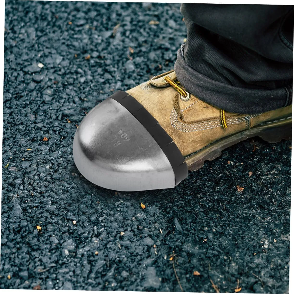 Gatuida 2 Pairs Toe Caps Inserts for Work Shoes Iron Toe Guard for Women's Safety
