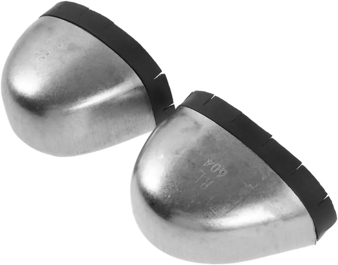 Gatuida 2 Pairs Toe Caps Inserts for Work Shoes Iron Toe Guard for Women's Safety