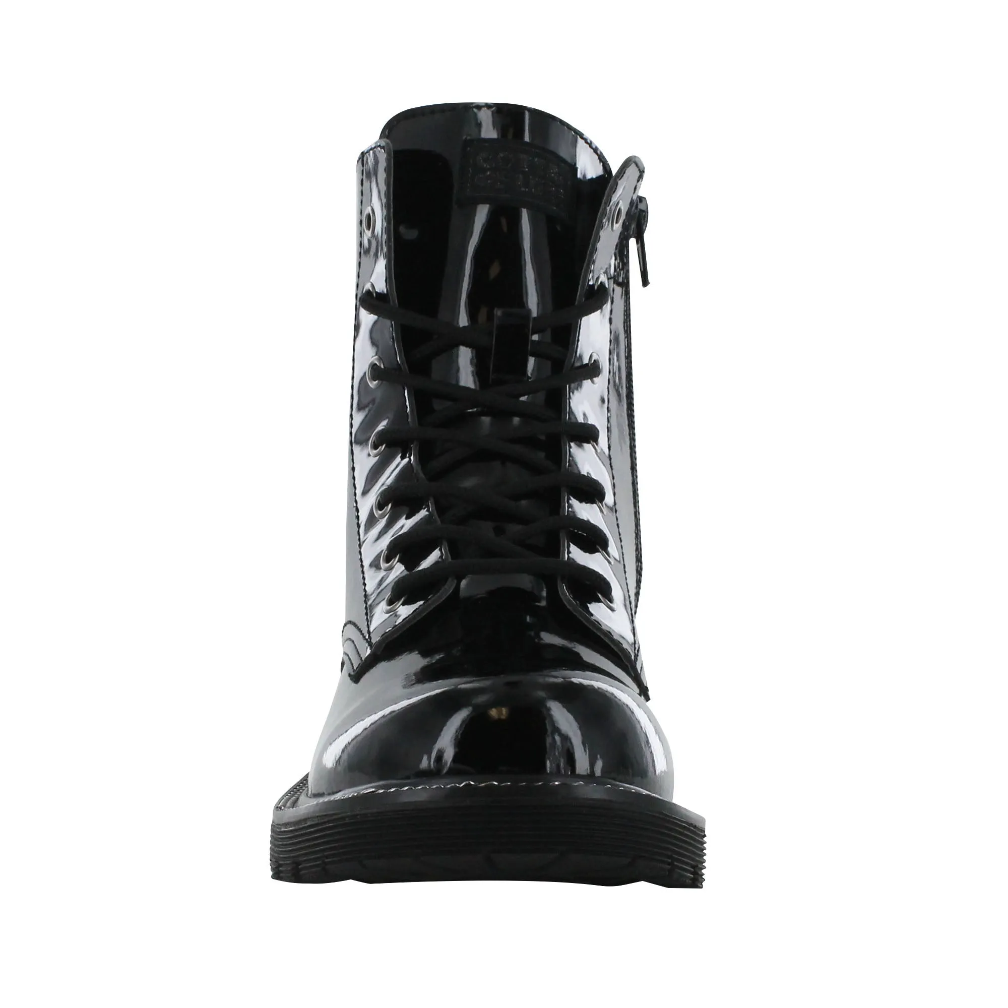 Gotta Flurt Women's Luna Black Combat Boot