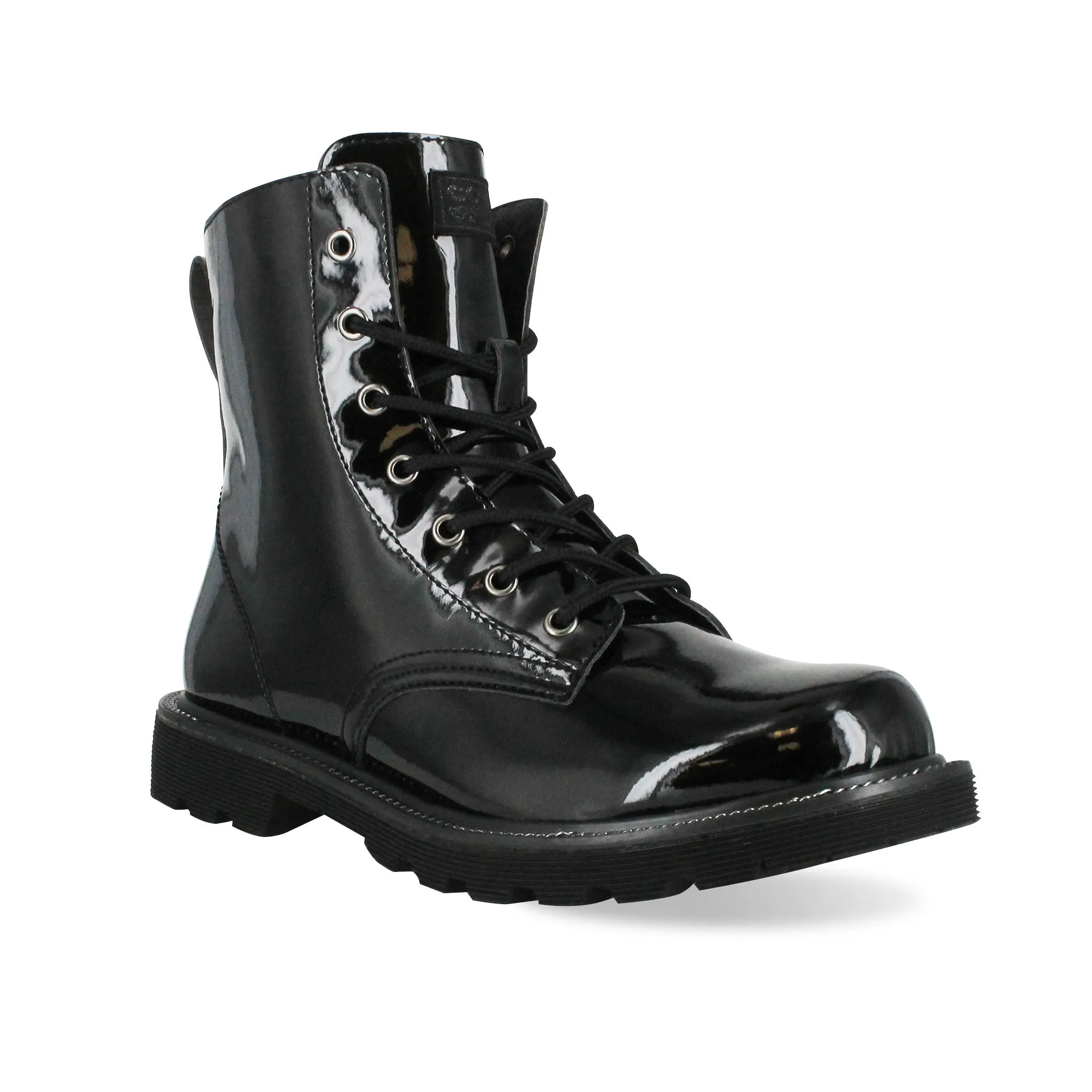 Gotta Flurt Women's Luna Black Combat Boot