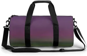 Gym Bag 17in for Men Women, Waterproof Foldable Sports Organizer, Durable Workout Travel Duffle Bag, Warm Twilight Shift-1736