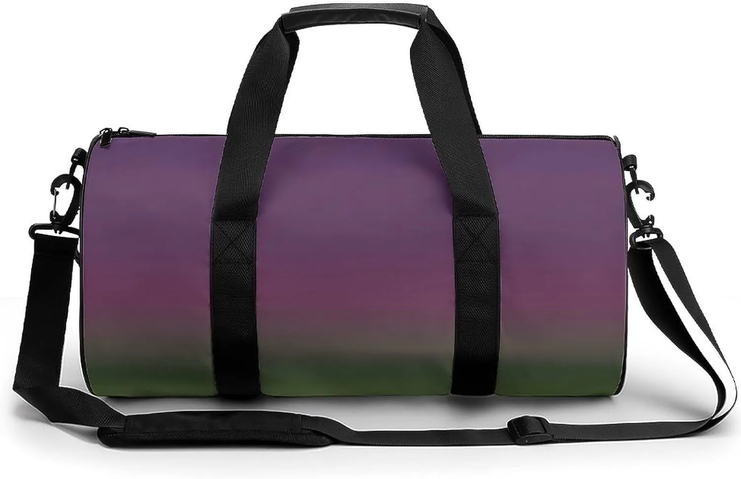 Gym Bag 17in for Men Women, Waterproof Foldable Sports Organizer, Durable Workout Travel Duffle Bag, Warm Twilight Shift-1736