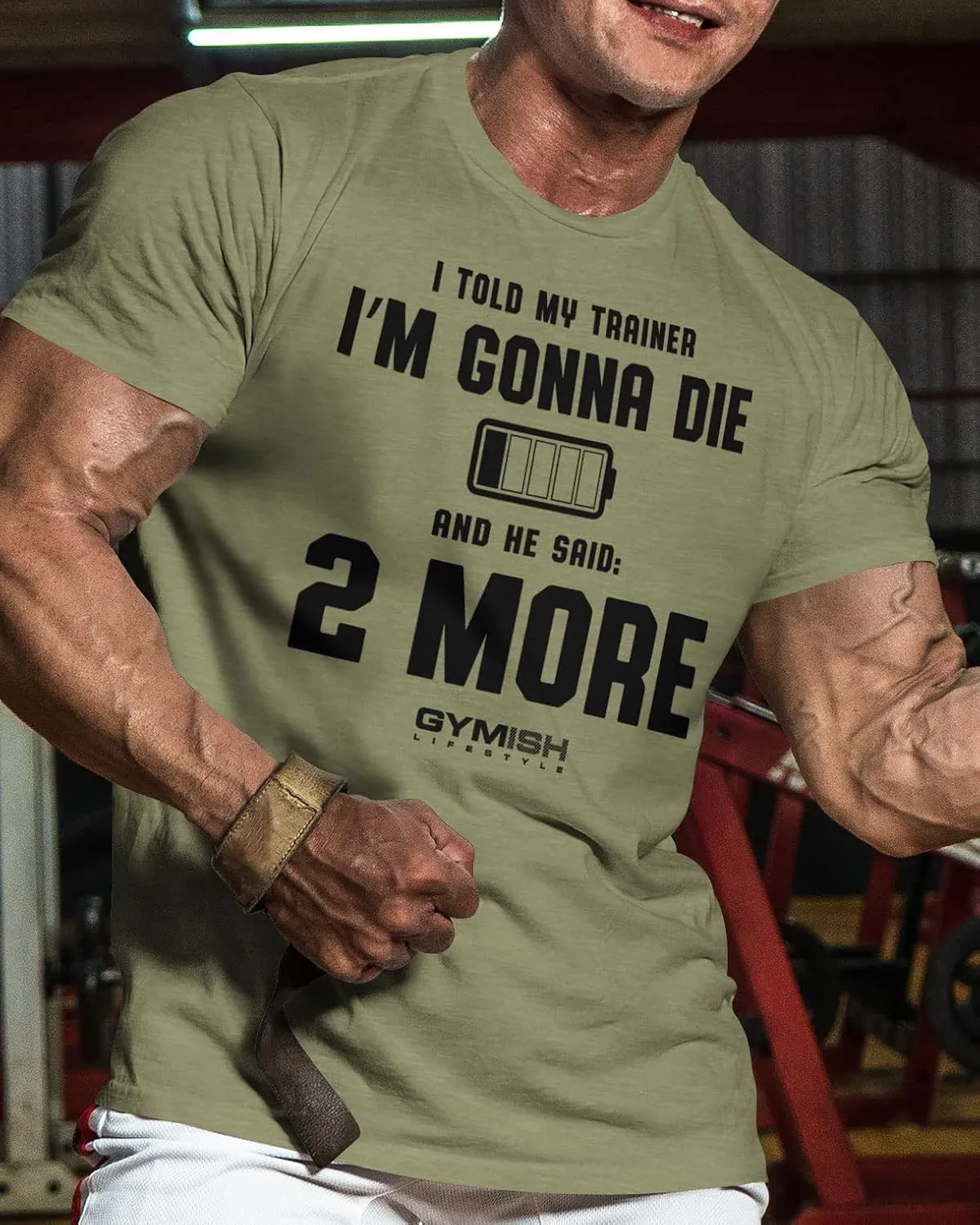 Gymish Lifestyle 2 More Workout Shirts for Men, Motivational T-Shirt for Gym