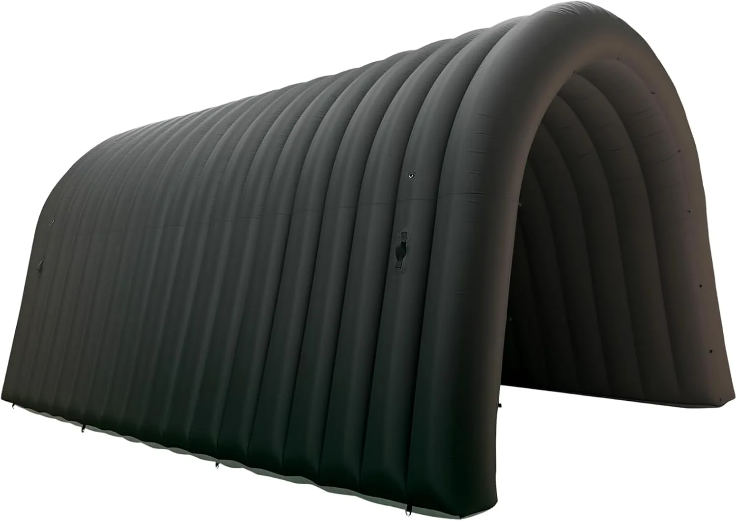 Inflatable Sports Tunnel Entrance with Blower Inflatable Tunnel Tent for Business Advertising Event Exhibition 20X10x10Ft Black