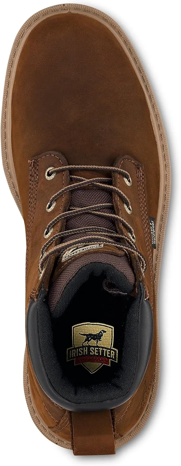 Irish Setter, Hopkins, Men's, 6", Waterproof, Aluminum Safety Toe, Work Boot