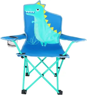 KABOER Kids Outdoor Folding Lawn and Camping Chair with Cup Holder and Carrying Bag, Children's Camping Chairs