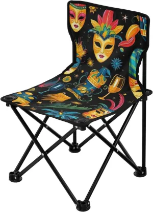 Kigai Folding Camping Chair Heavy Duty Chair Ultralight Compact Portable Beach Chair for Outdoor Camp, Hiking, Travel, Beach, Sporting Event and Picnic, Leopard