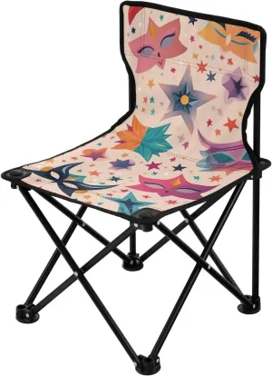 Kigai Folding Camping Chair Heavy Duty Chair Ultralight Compact Portable Beach Chair for Outdoor Camp, Hiking, Travel, Beach, Sporting Event and Picnic, Mardi Gras