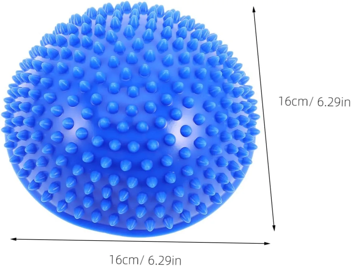 Kisangel Hedgehog Sensory Balance Balls Soft Spiky Dome for Stability Training for Motor Skills Development and
