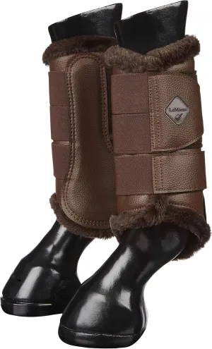 LeMieux Fleece Lined Brushing Horse Boots - Protective Gear and Training Equipment - Equine Boots, Wraps & Accessories