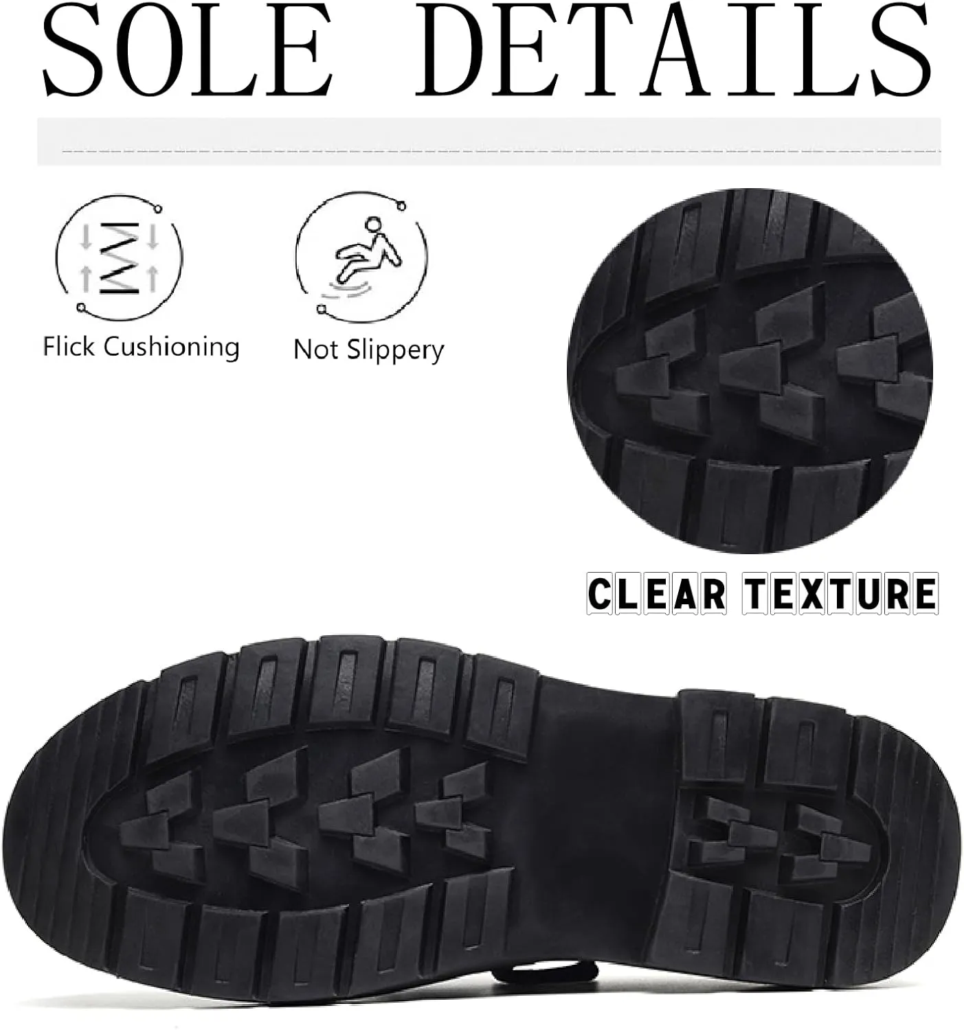 Men's Leather Retro Platform Oxfords Classic Lace Up Round Toe Anti-Slip Lug Sole Business Dress Shoes Comfortable Block Heel Formal Derbys Shoes