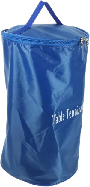 Milisten Multi-Function Pingpong Balls Bag Ball Storage Sports Bag Portable Table Tennis Supply Blue