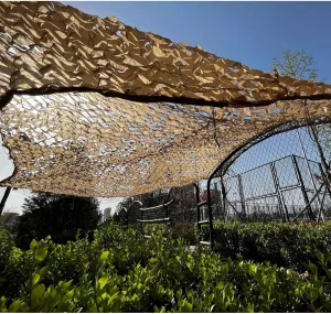 Military Camouflage Netting,Camo Hunting Net,Uv Protection Oxford Cloth,Sunshade,Camping,Party Decorations,Car Cover,Customisable Camouflage Net,Yellow-3x3m(9.8x9.8ft)