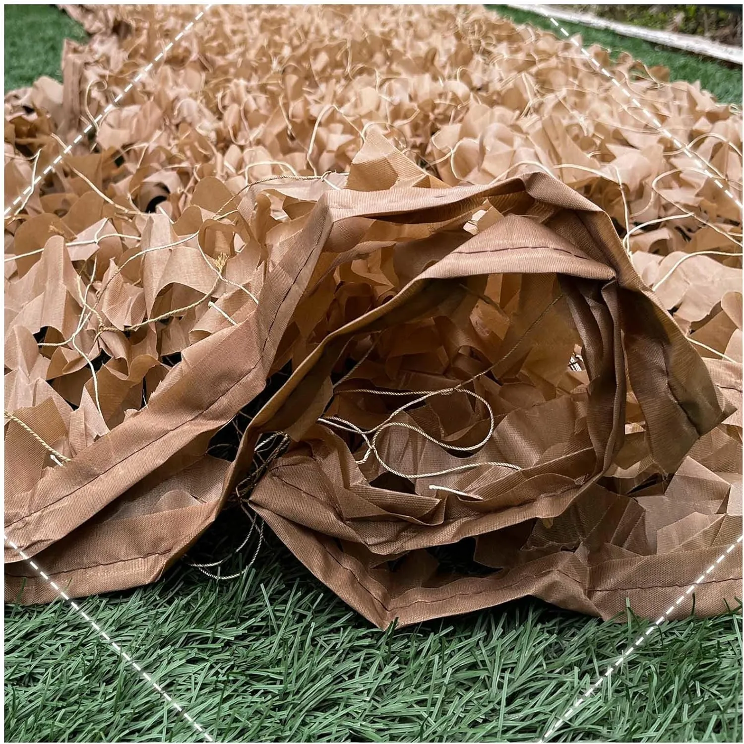 Military Camouflage Netting,Camo Hunting Net,Uv Protection Oxford Cloth,Sunshade,Camping,Party Decorations,Car Cover,Customisable Camouflage Net,Yellow-3x3m(9.8x9.8ft)
