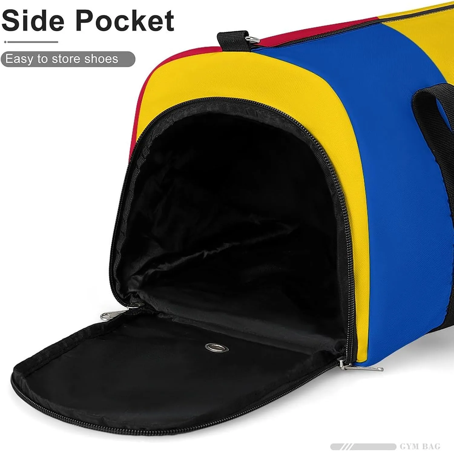 Moldova Flag Duffel Bag for Men Women with Shoe Compartment Weekender Tote