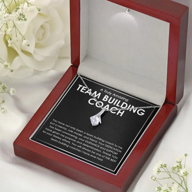 Necklace Message Card Box Alluring Standard - You Have Not Only Been Just - Sports Athletic Trainer Appreciation Coach