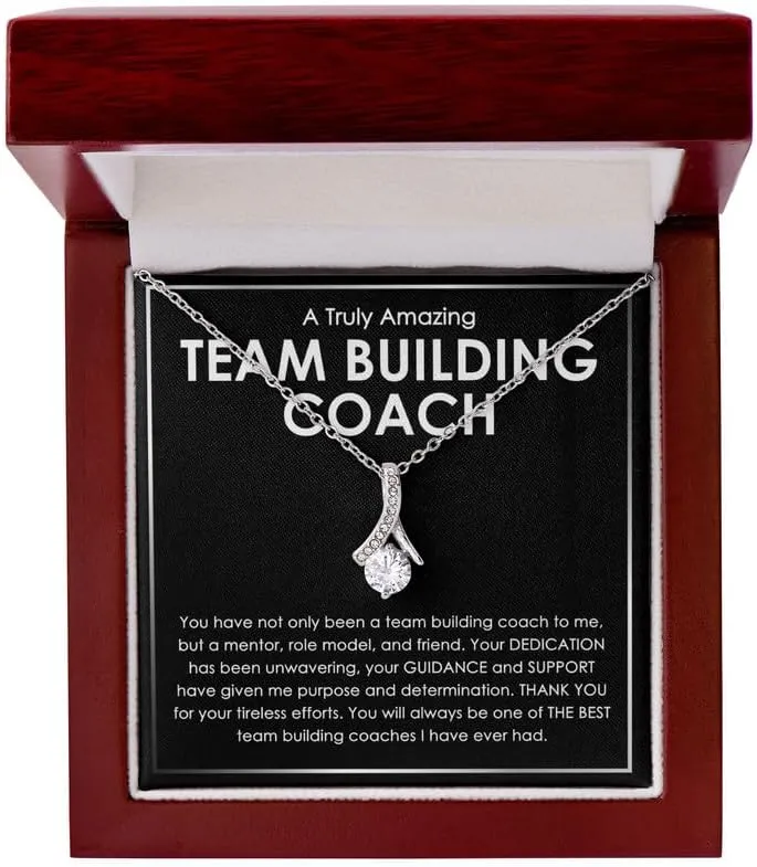 Necklace Message Card Box Alluring Standard - You Have Not Only Been Just - Sports Athletic Trainer Appreciation Coach