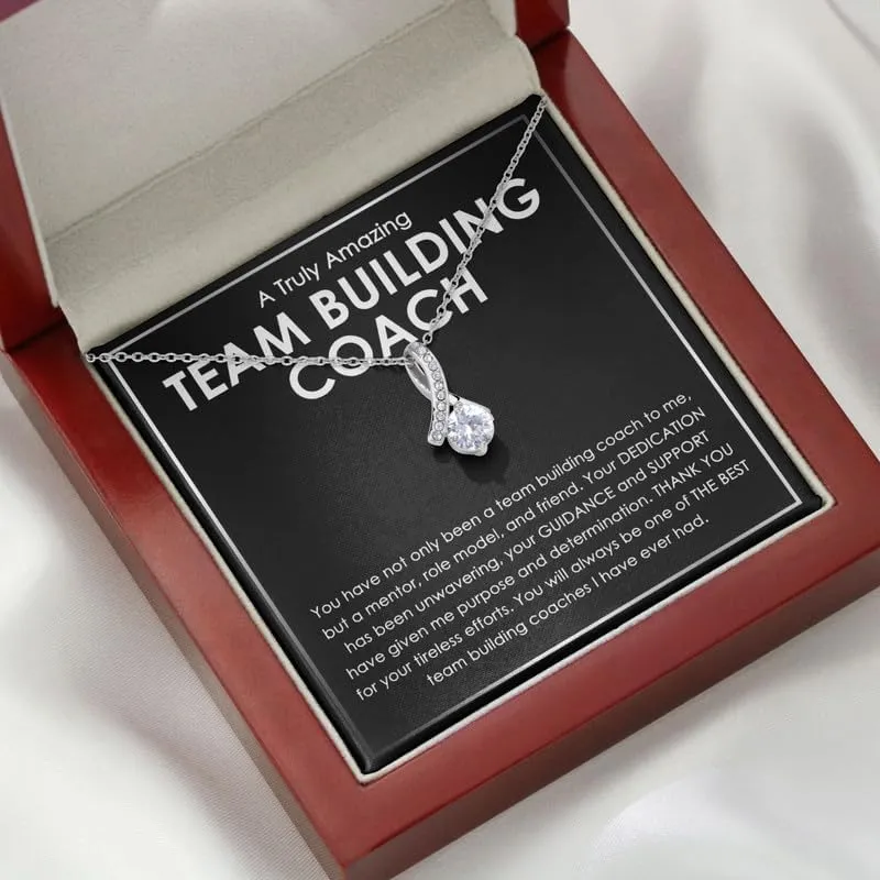 Necklace Message Card Box Alluring Standard - You Have Not Only Been Just - Sports Athletic Trainer Appreciation Coach