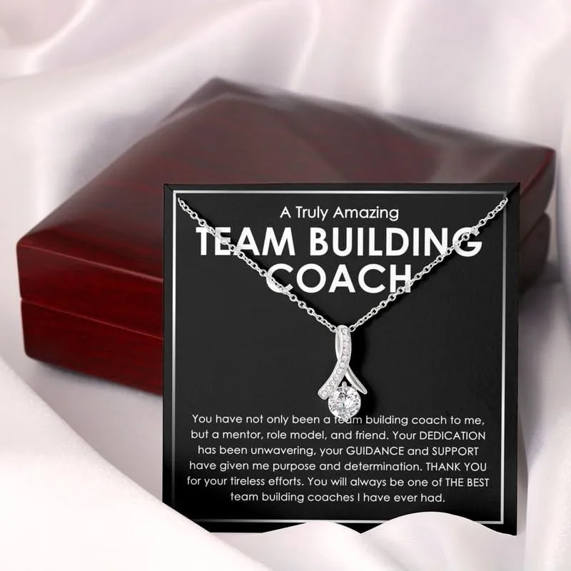 Necklace Message Card Box Alluring Standard - You Have Not Only Been Just - Sports Athletic Trainer Appreciation Coach